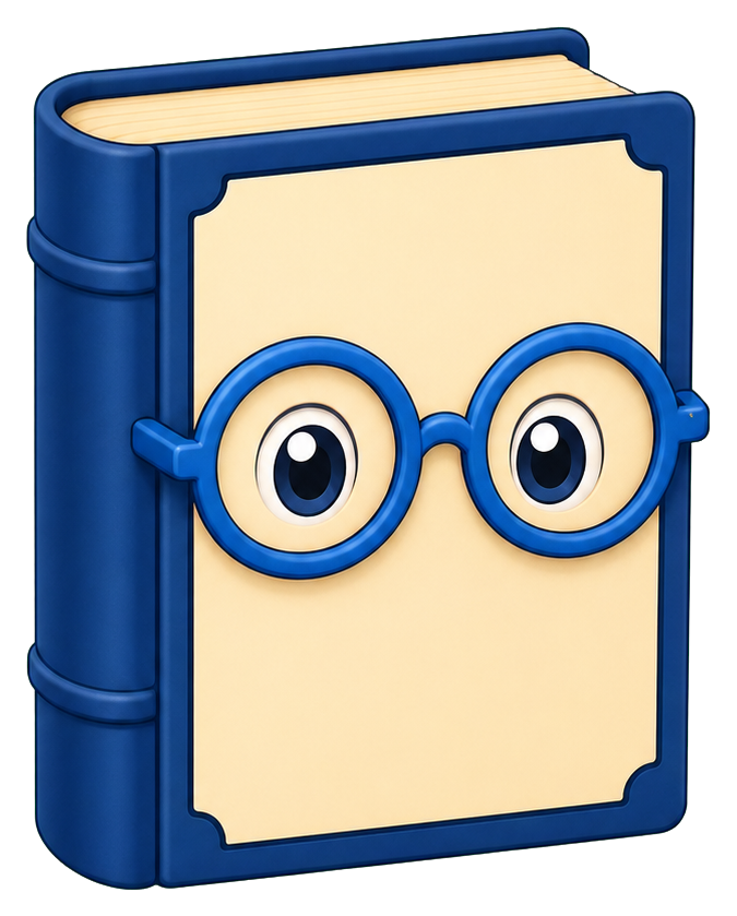 Preview for Book Glasses Back To School Sticker