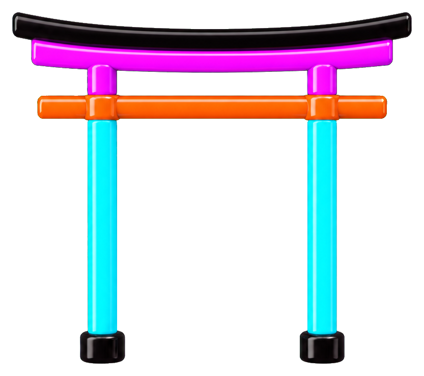 Preview for Neon Torii Gate Sticker