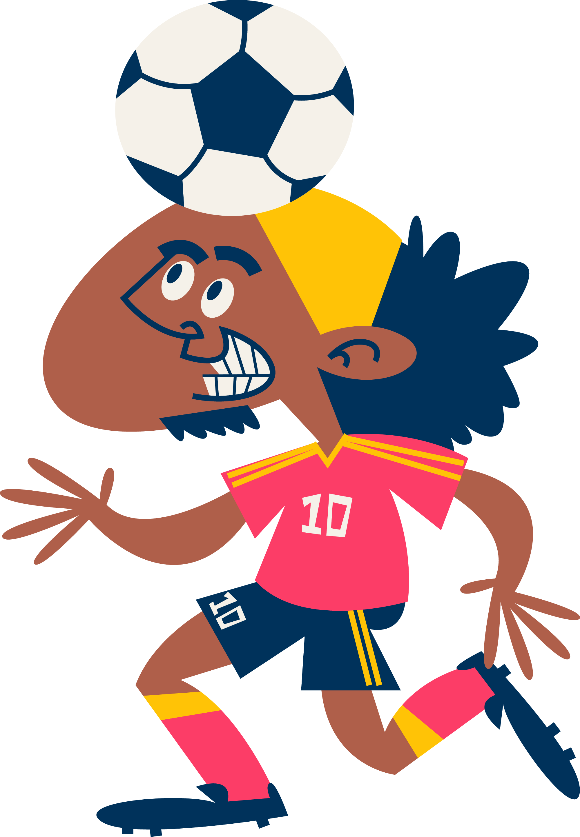 Preview for Cartoon-soccer-player-illustration-sticker-25009