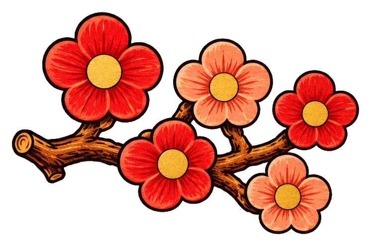 Preview for Lunar New Year Plum Blossom Branch