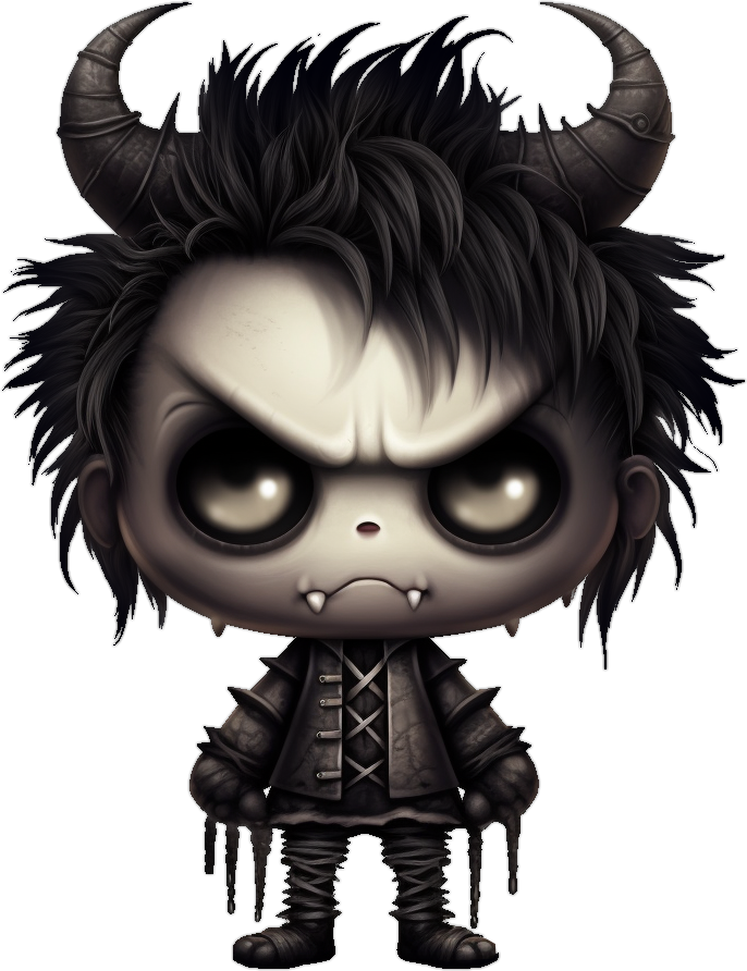 Preview for Gothic-cartoon-character-monsters-sticker-7ac8e