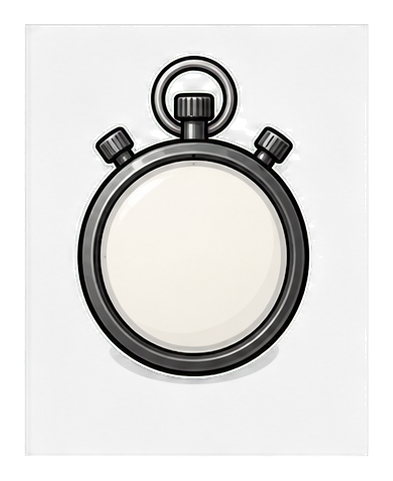 Preview for Blank Stopwatch Sticker
