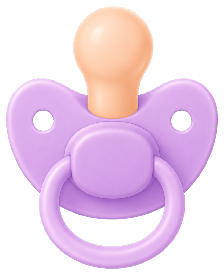 Preview for Purple Baby Pacifier Sticker