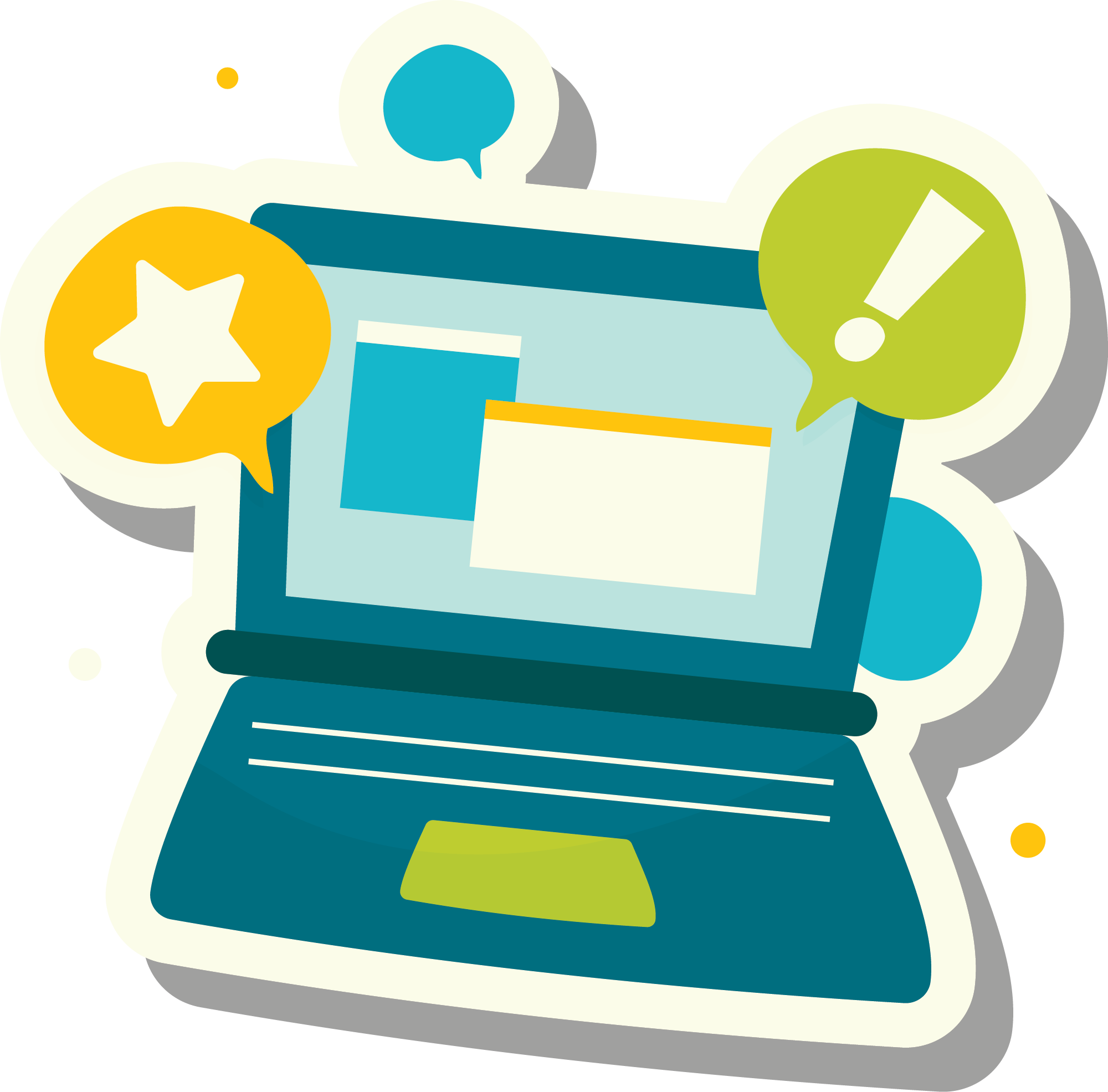 Preview for Modern-app-design-template-back-to-sticker-12664