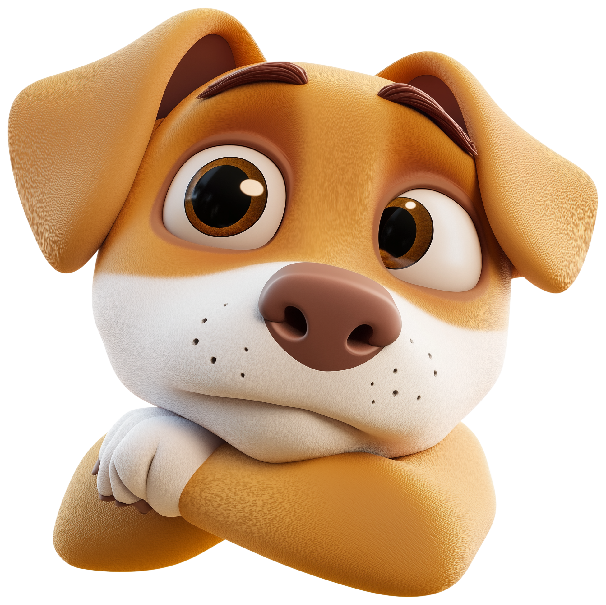 Preview for Cute Dog Emoji Sticker