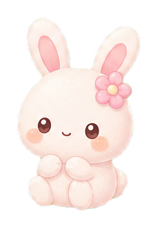 Preview for Bunny Moon Kawaii Sticker Graphic
