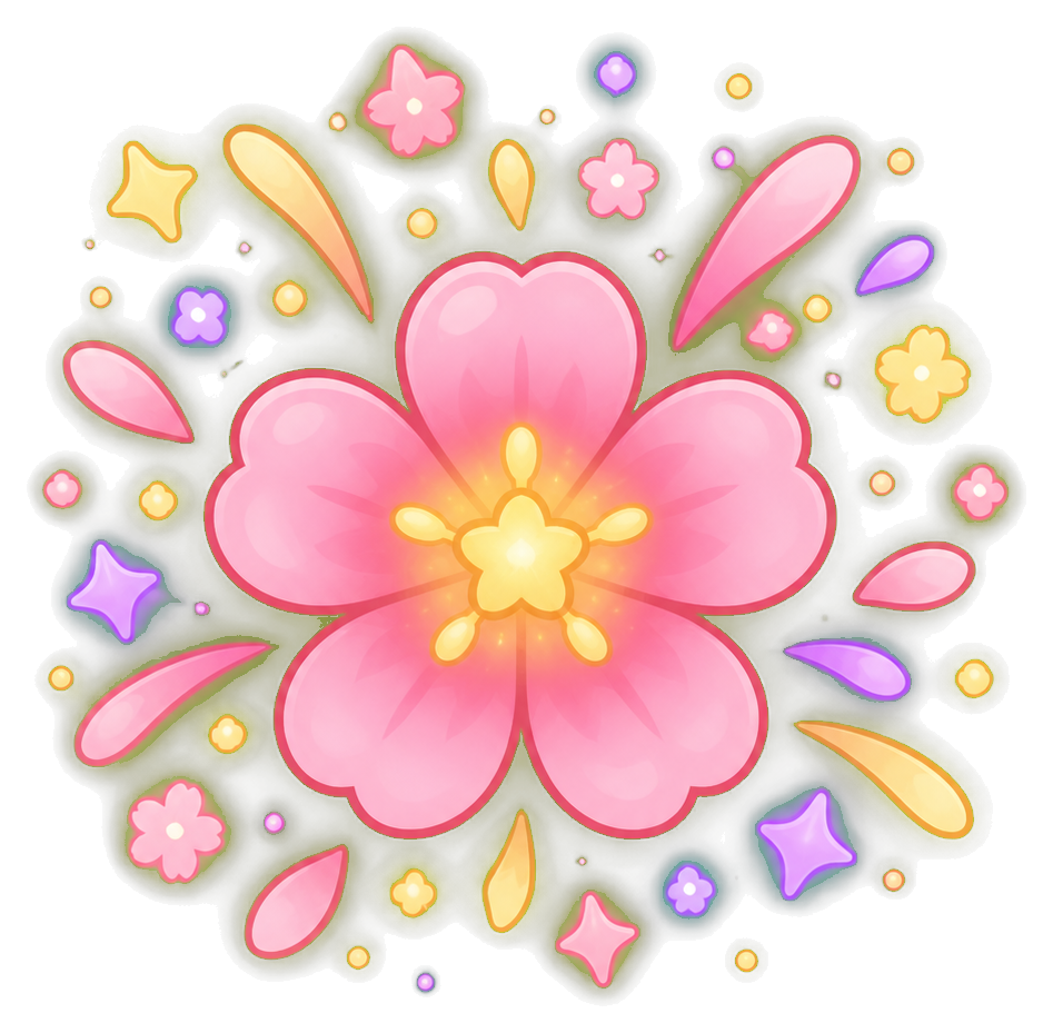 Preview for Sparkle Flower Sticker