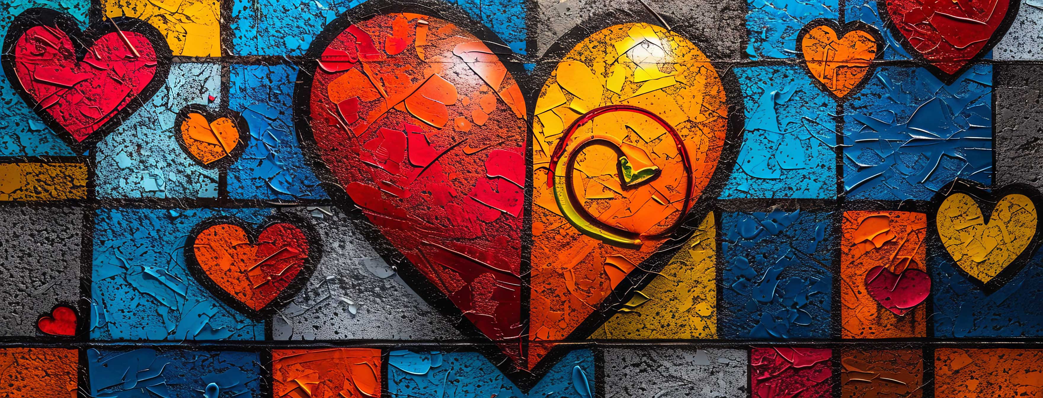Preview for Heart-mosaic-art-heart-cover-background-92cd2