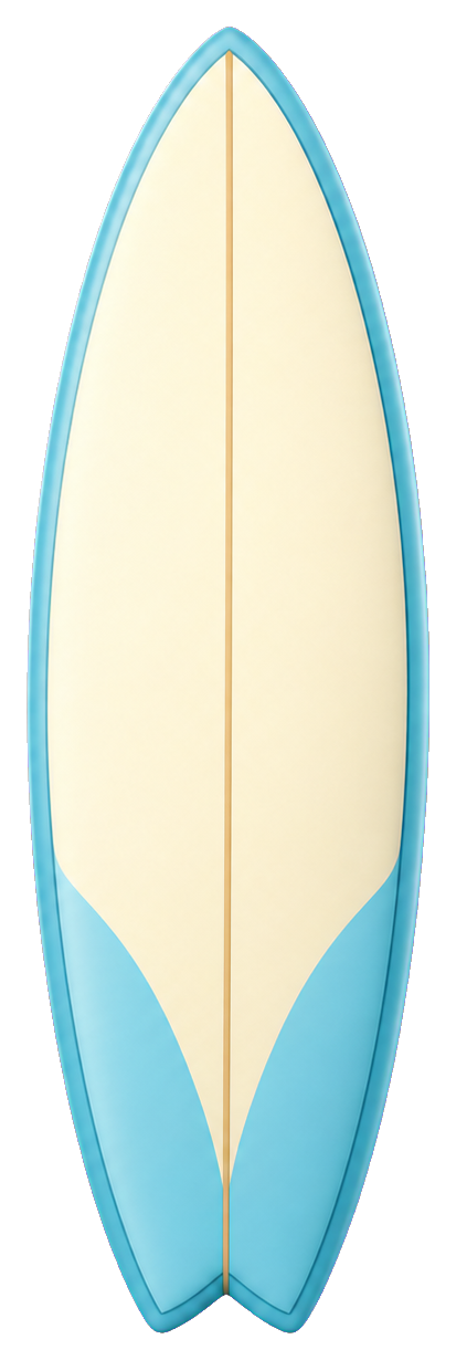 Preview for Plain Surfboard Sticker