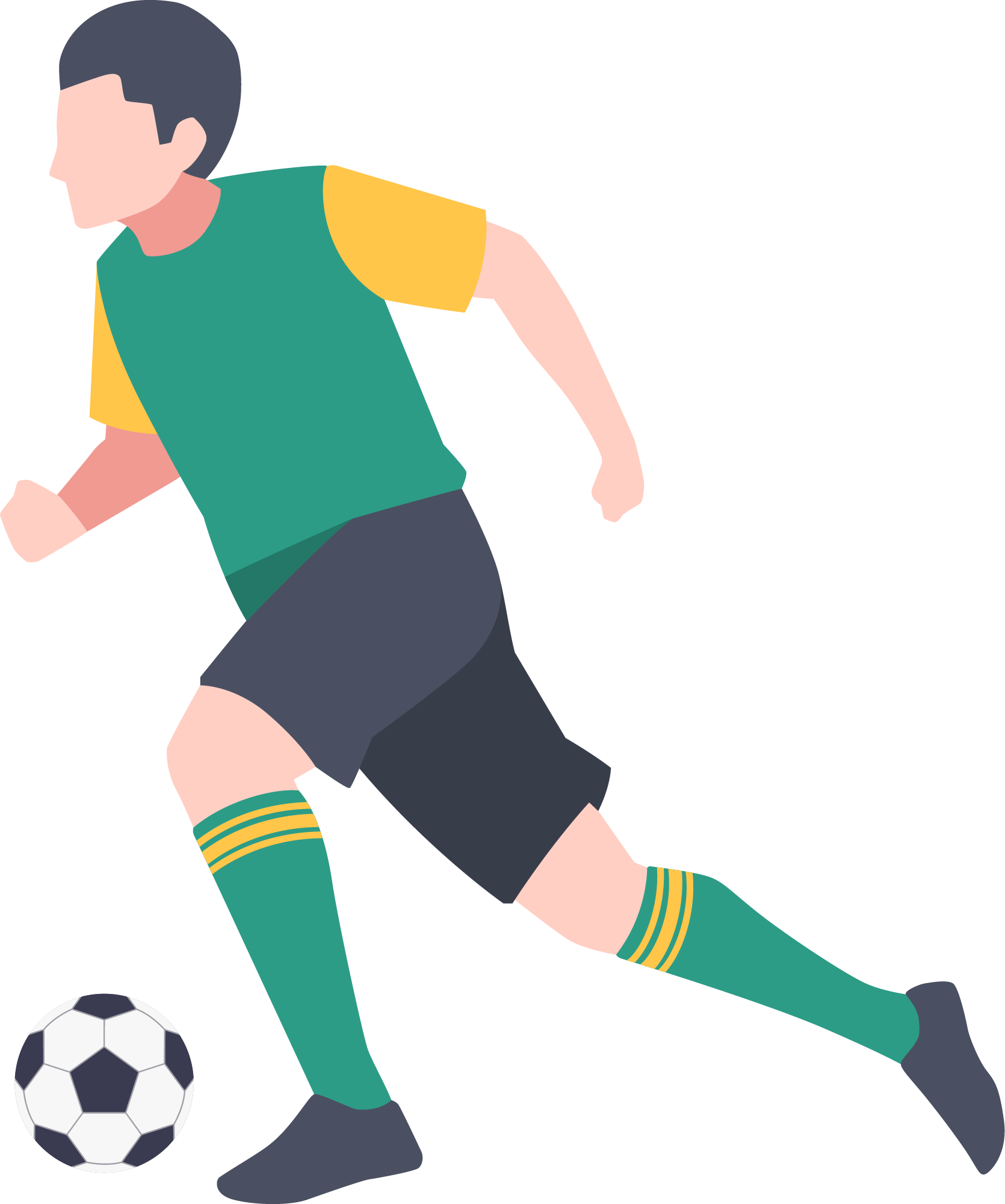 Preview for Soccer-player-illustration-sticker-0af2b