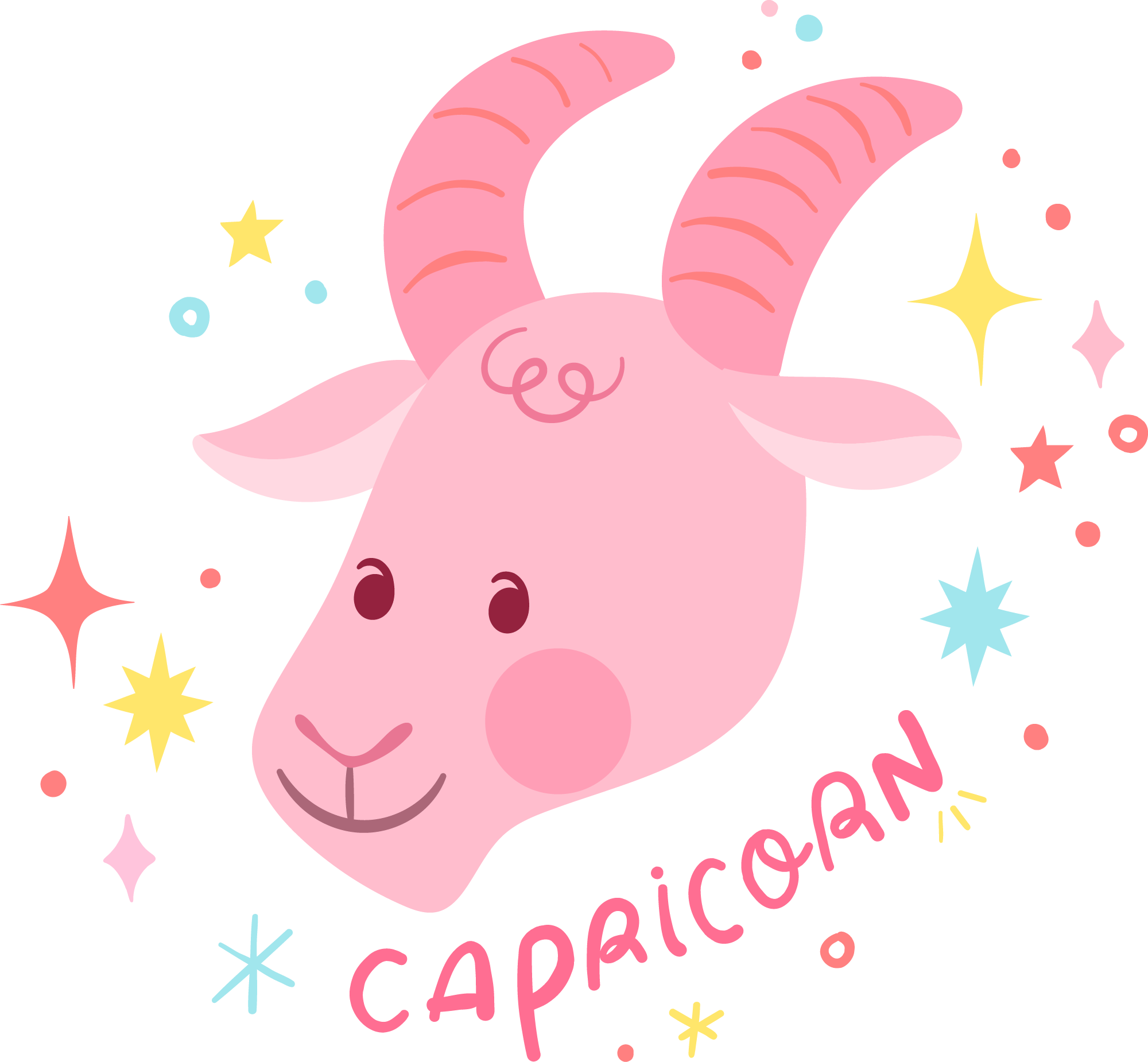Preview for Capricorn-zodiac-illustration-sticker-3ff4e