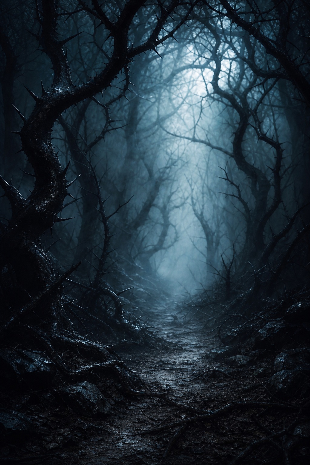 Preview for Dark Fantasy Forest Path Background