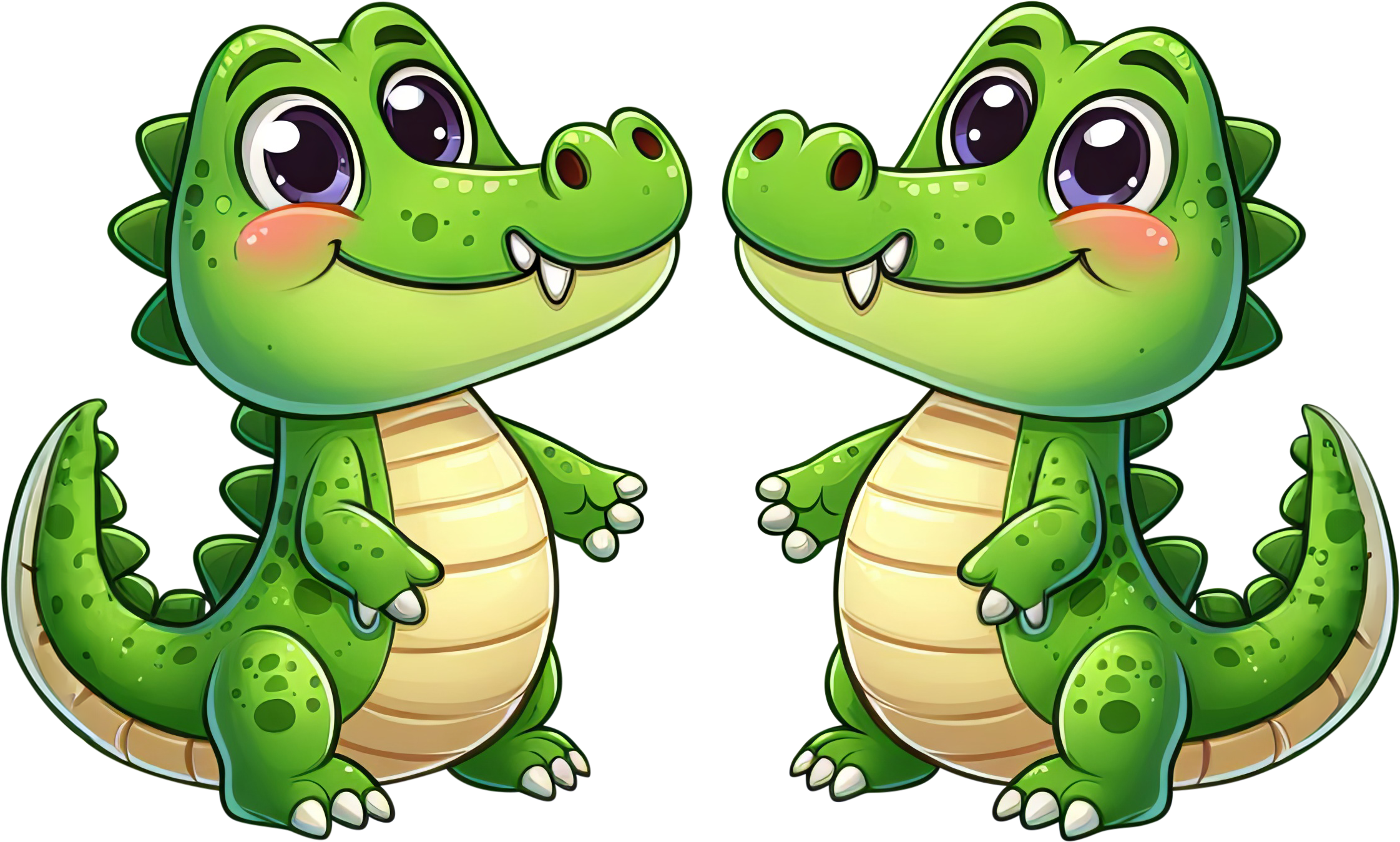 Preview for Cartoon-alligator-illustration-love-characters-sticker-137ca