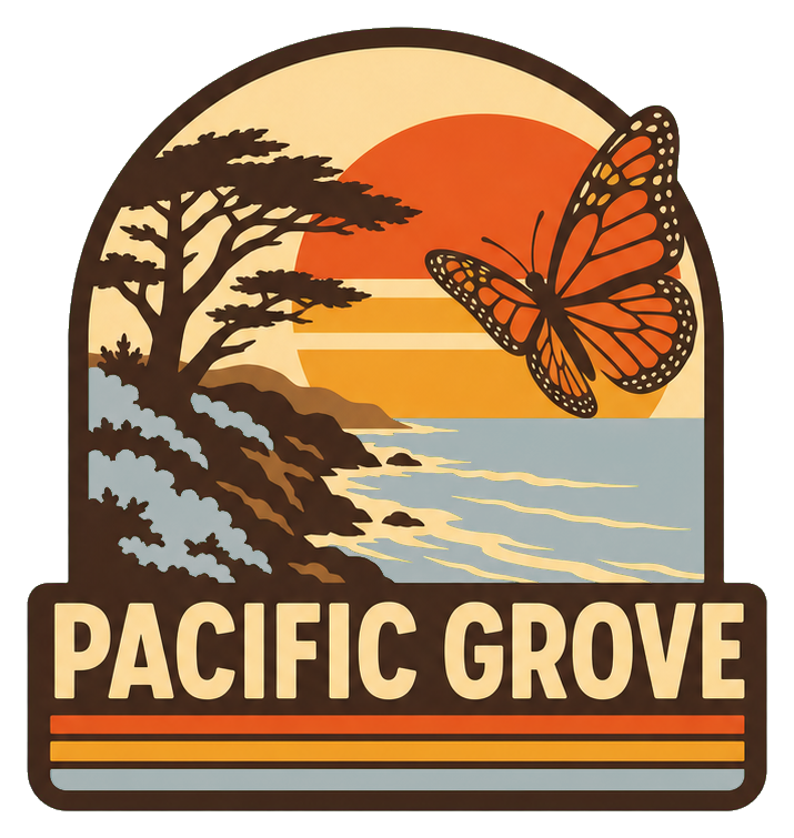 Preview for Pacific Grove Monarch Retro Sticker
