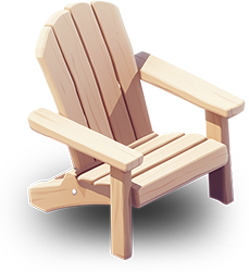Preview for Wooden-adirondack-chair-islandobjects-sticker-a7f1e