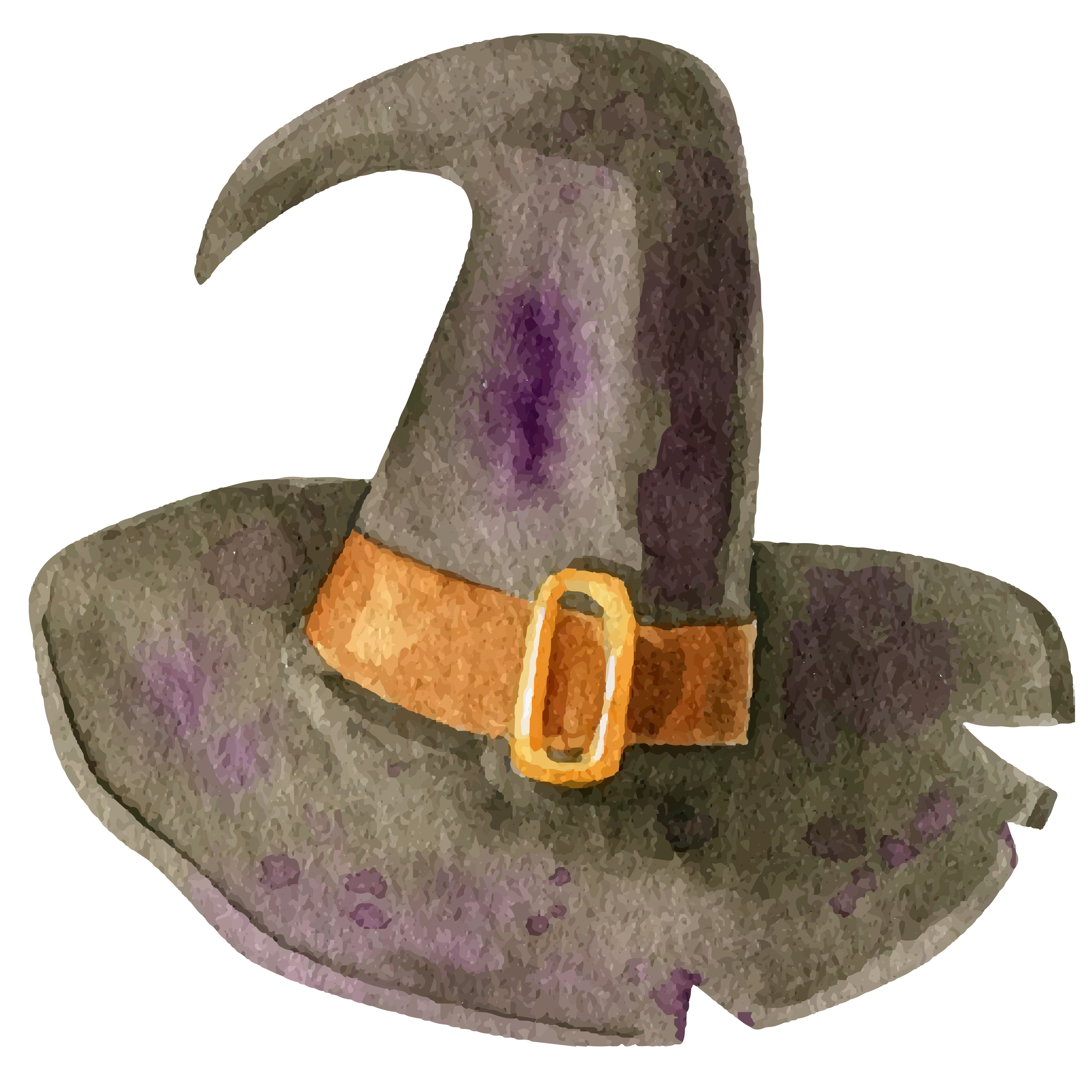 Preview for Witch-hat-watercolor-illustration-halloween-watercolor-sticker-23ce6