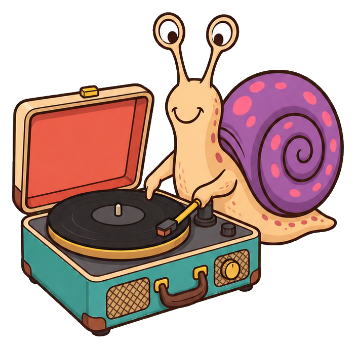 Preview for Snail Record Player Sticker