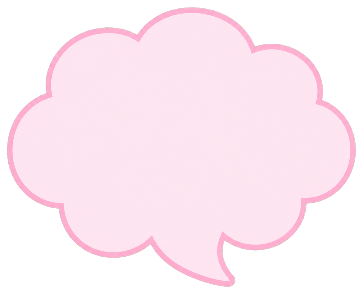 Preview for Speech Bubble Cloud Tail Sticker