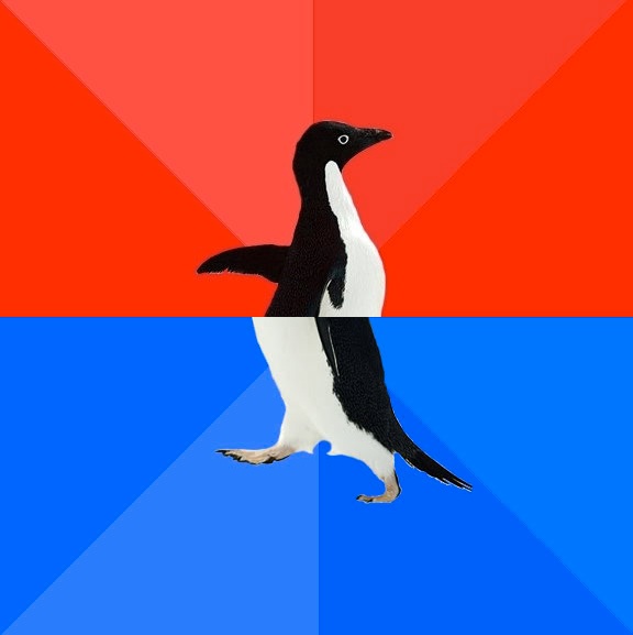 Preview for Penguin-graphic-design-animal-meme-background-ec345