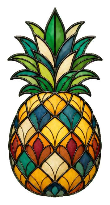Preview for Stained Glass Fruit Pineapple