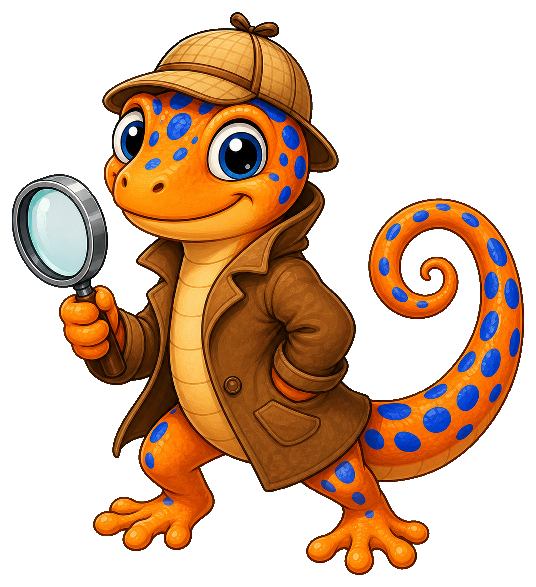 Preview for Detective Lizard Sticker