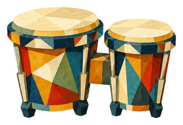 Preview for Cubist Musical Instruments Bongo Pair