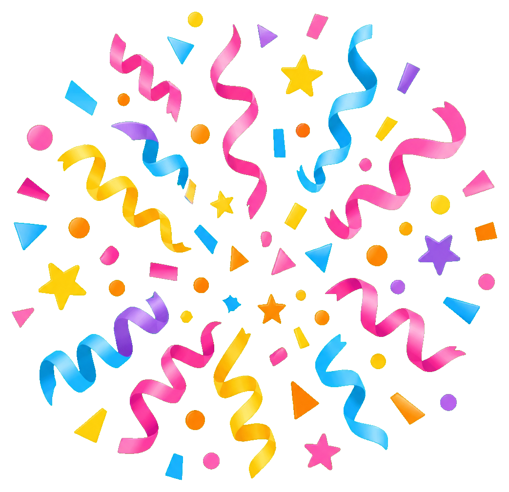 Preview for Confetti Burst Sticker
