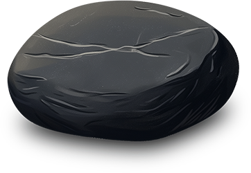 Preview for Dark-gray-crumpled-sphere-render-pizapproislandobjects-sticker-8957d