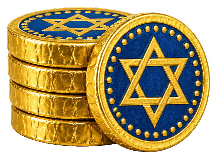 Preview for Golden Hanukkah Gelt