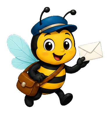 Preview for Bee Mail Carrier Sticker