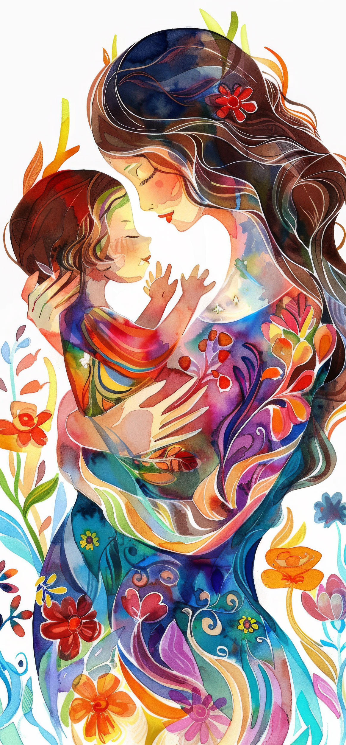 Preview for Mother-child-illustration-mothers-day-background-1b3fa