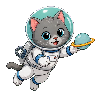 Preview for Kitten Astronaut Sticker