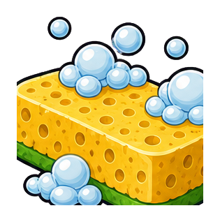Preview for Sponge With Bubbles Sticker