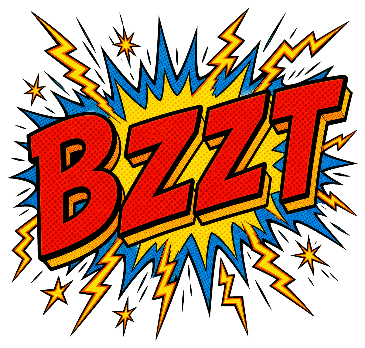 Preview for Bzzt Electric Comic Sticker