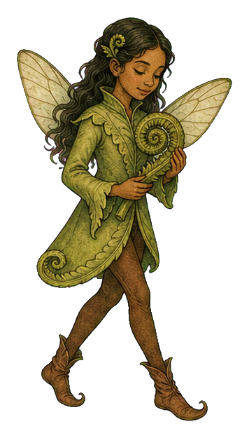 Preview for Fern Unfurl Fairy Sticker