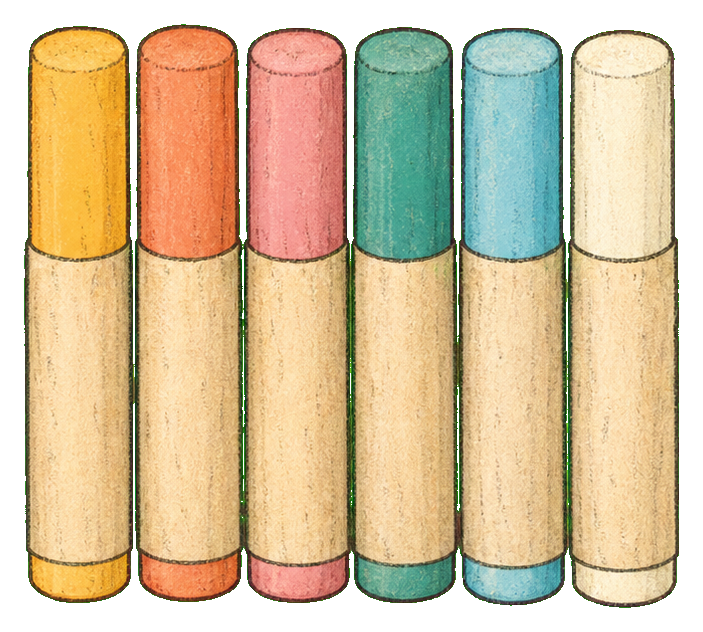 Preview for Soft Pastel Sticks Sticker