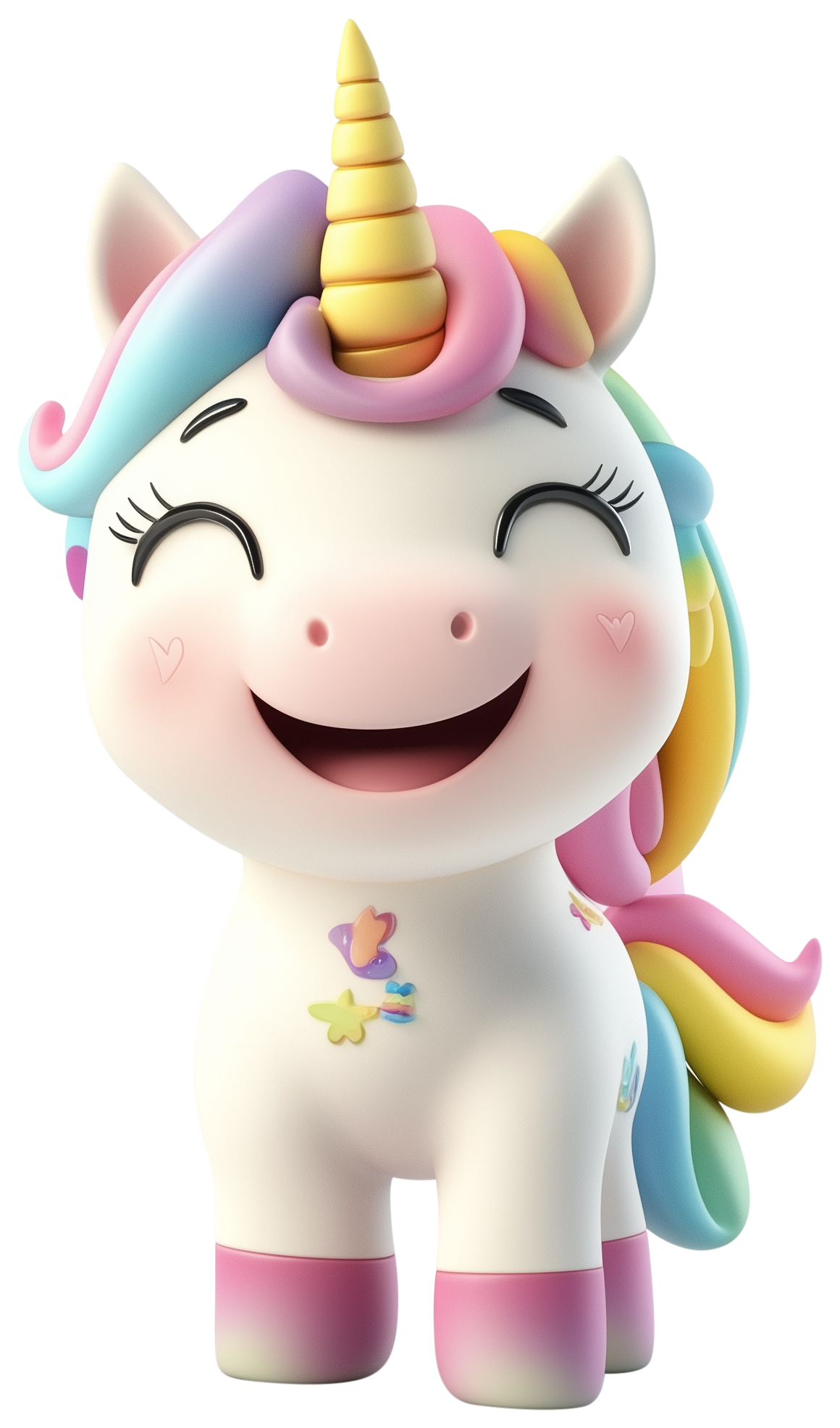 Preview for Cute Unicorn Emoji Sticker