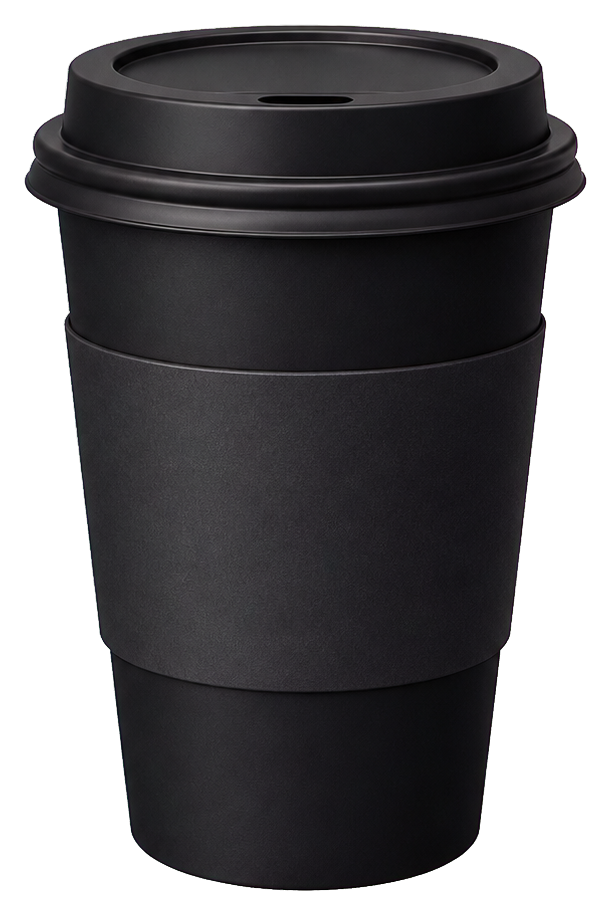 Preview for Black Coffee Cup Sticker