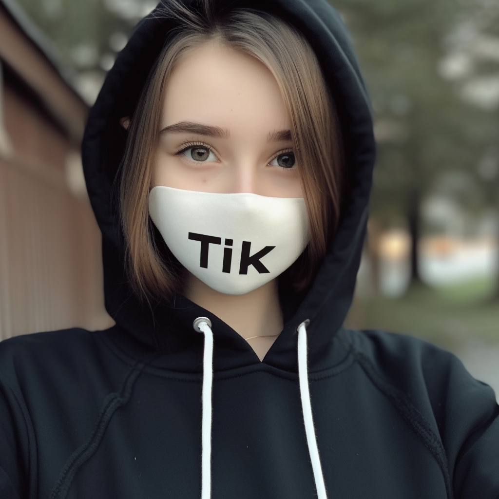Preview for Woman-wearing-tiktok-face-mask-human-meme-background-1580c