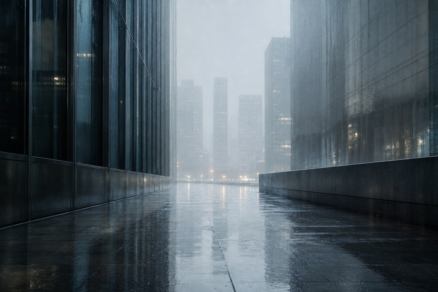 Preview for Misty Urban Rain Background