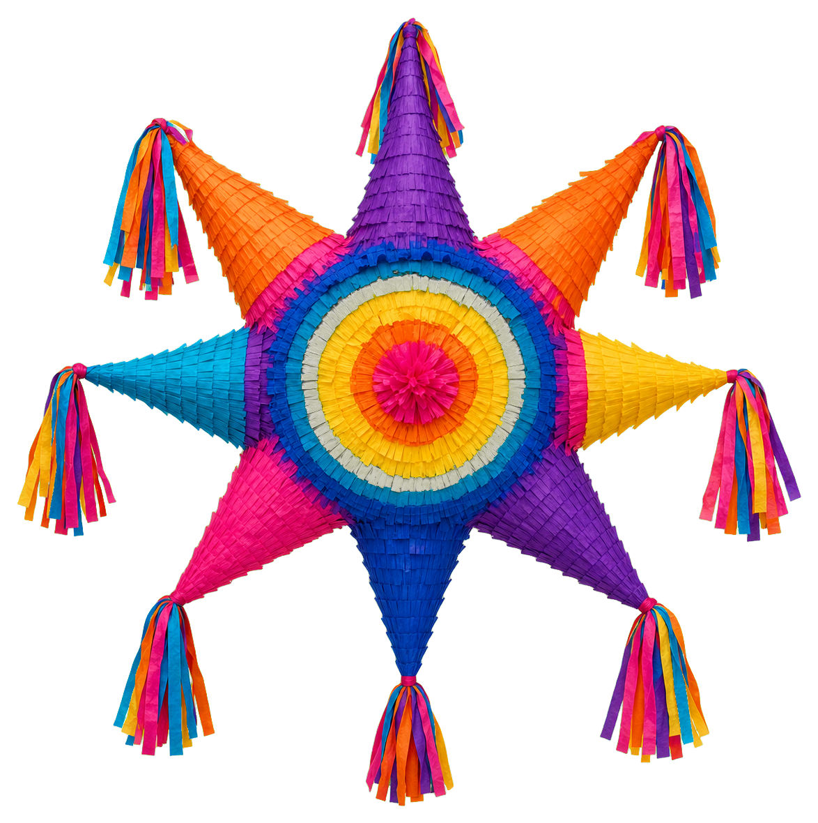 Preview for Piñata Star Sticker For Party Designs