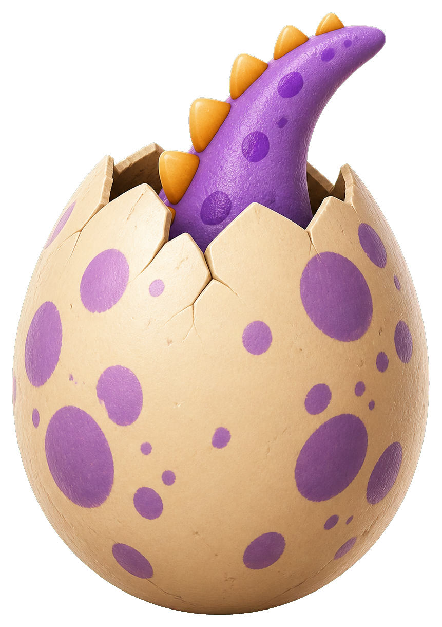 Preview for Dinosaur Egg Sticker