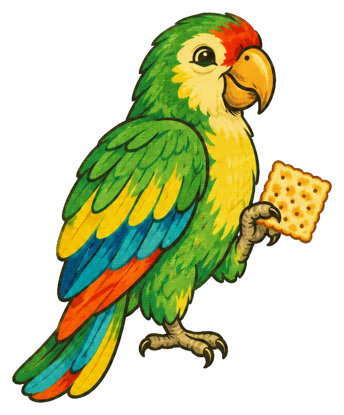 Preview for Parrot With A Cracker