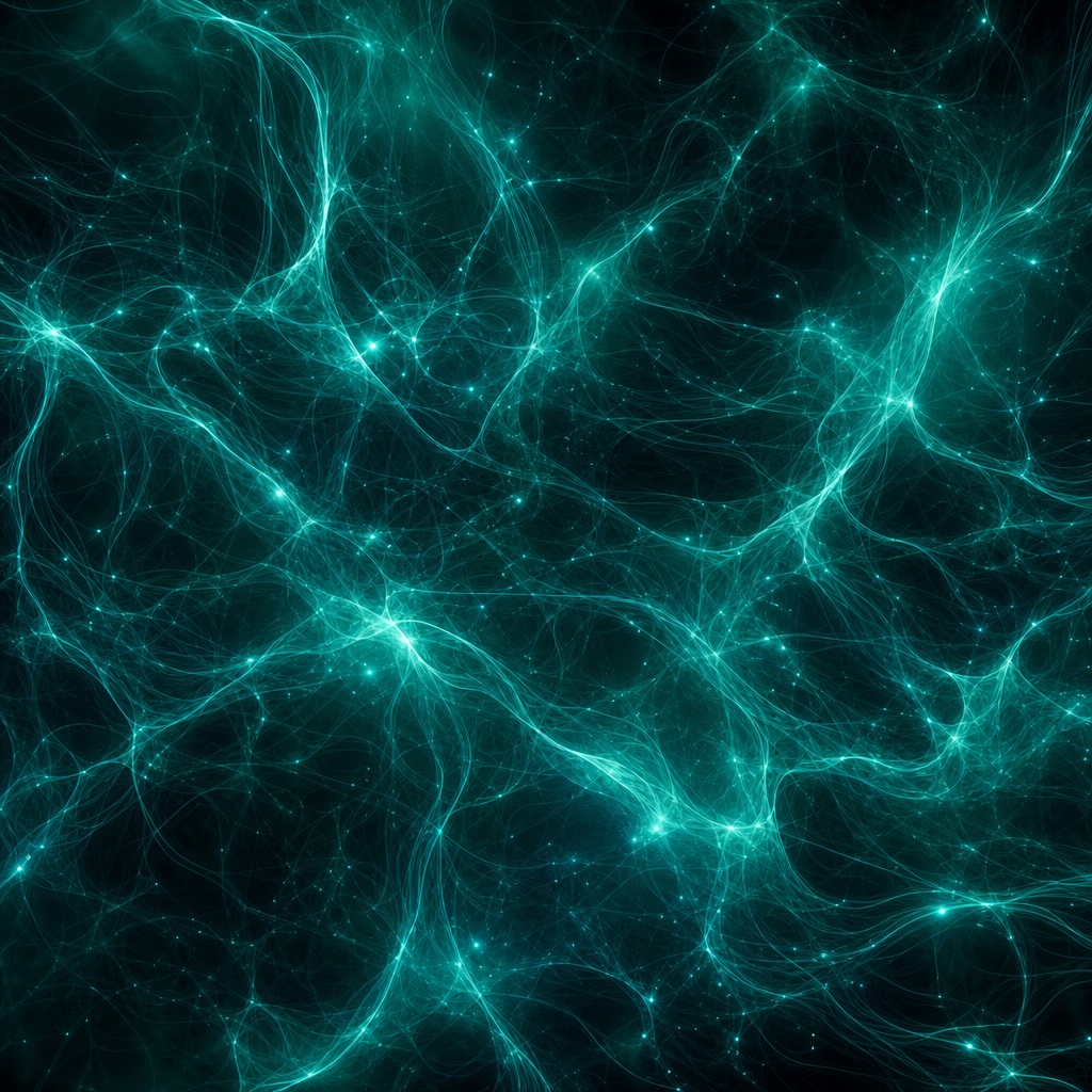 Preview for Square Teal Filament Glow Background