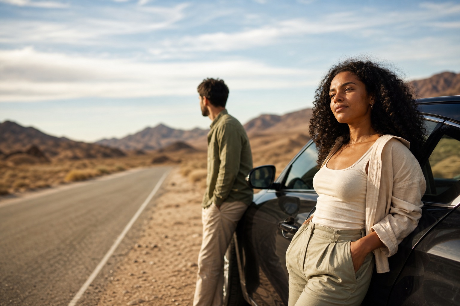 Preview for Desert Road Travel Background