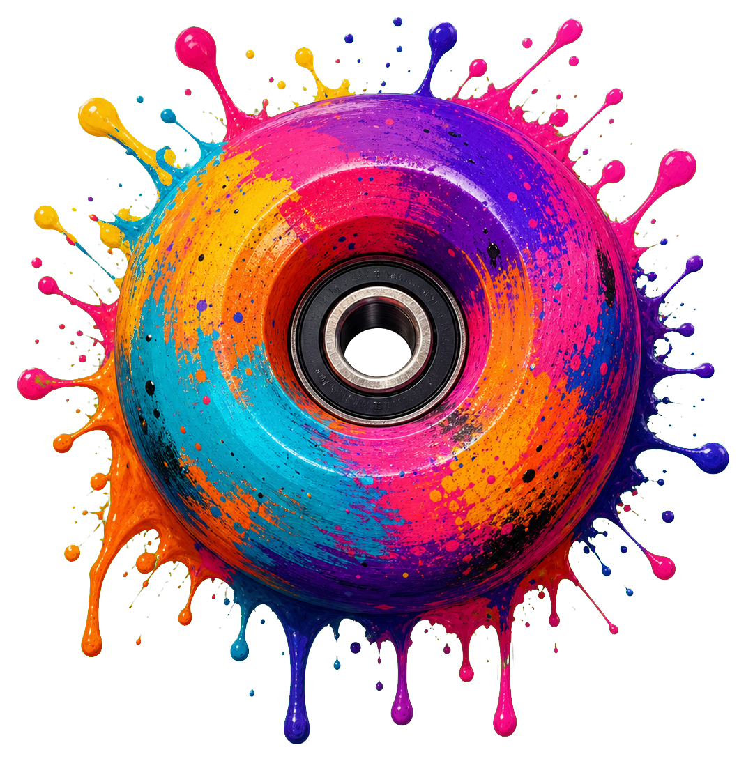Preview for Painted Skate Wheel Sticker