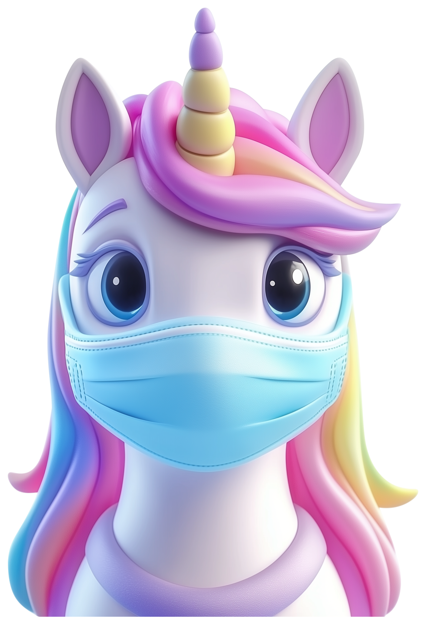 Preview for Unicorn Emoji Sticker Graphic