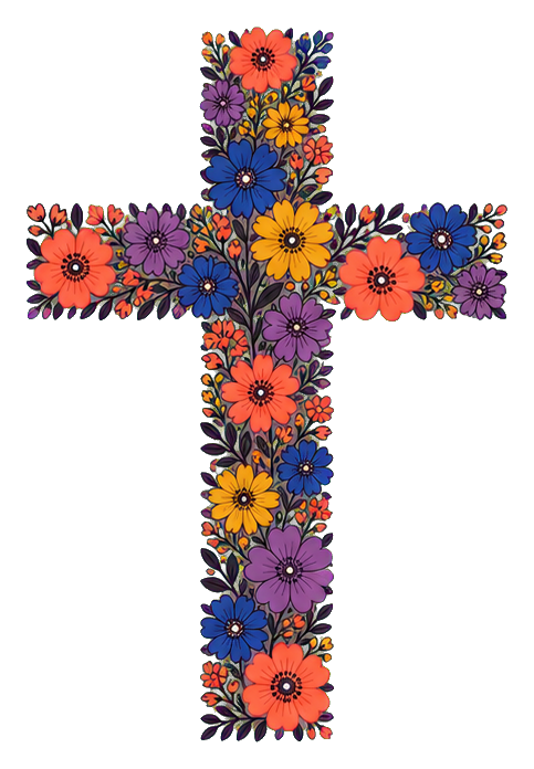 Preview for Wildflower Cross Sticker