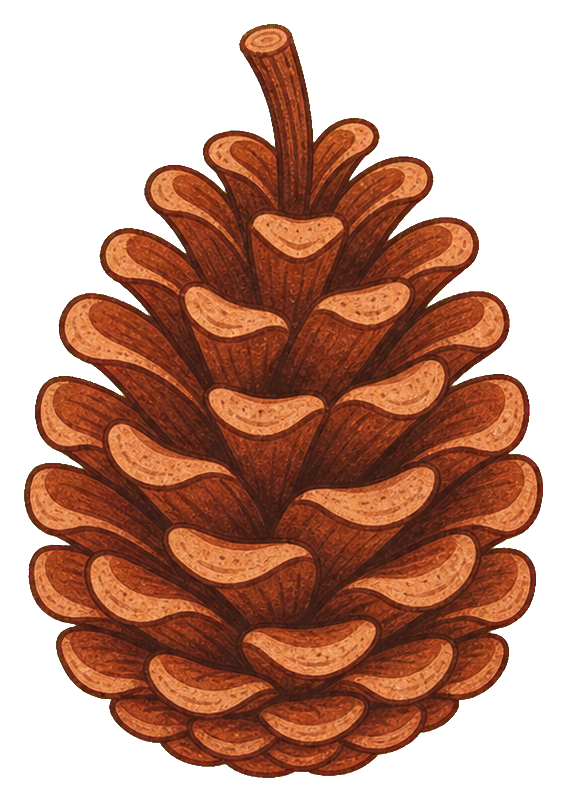 Preview for Pinecone Sticker For Fall Designs