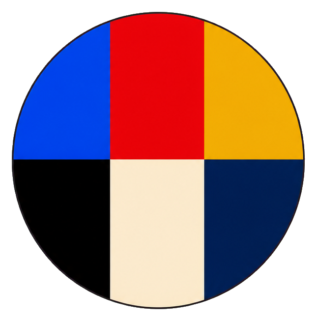 Preview for Bauhaus Segment Circle Sticker